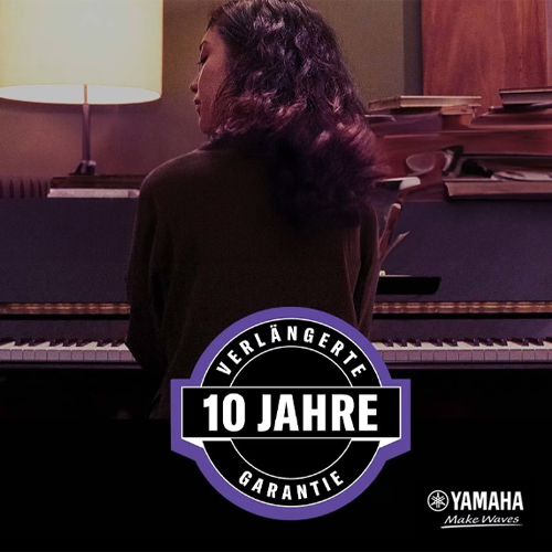 Yamaha Garantie Button 10 Jahre