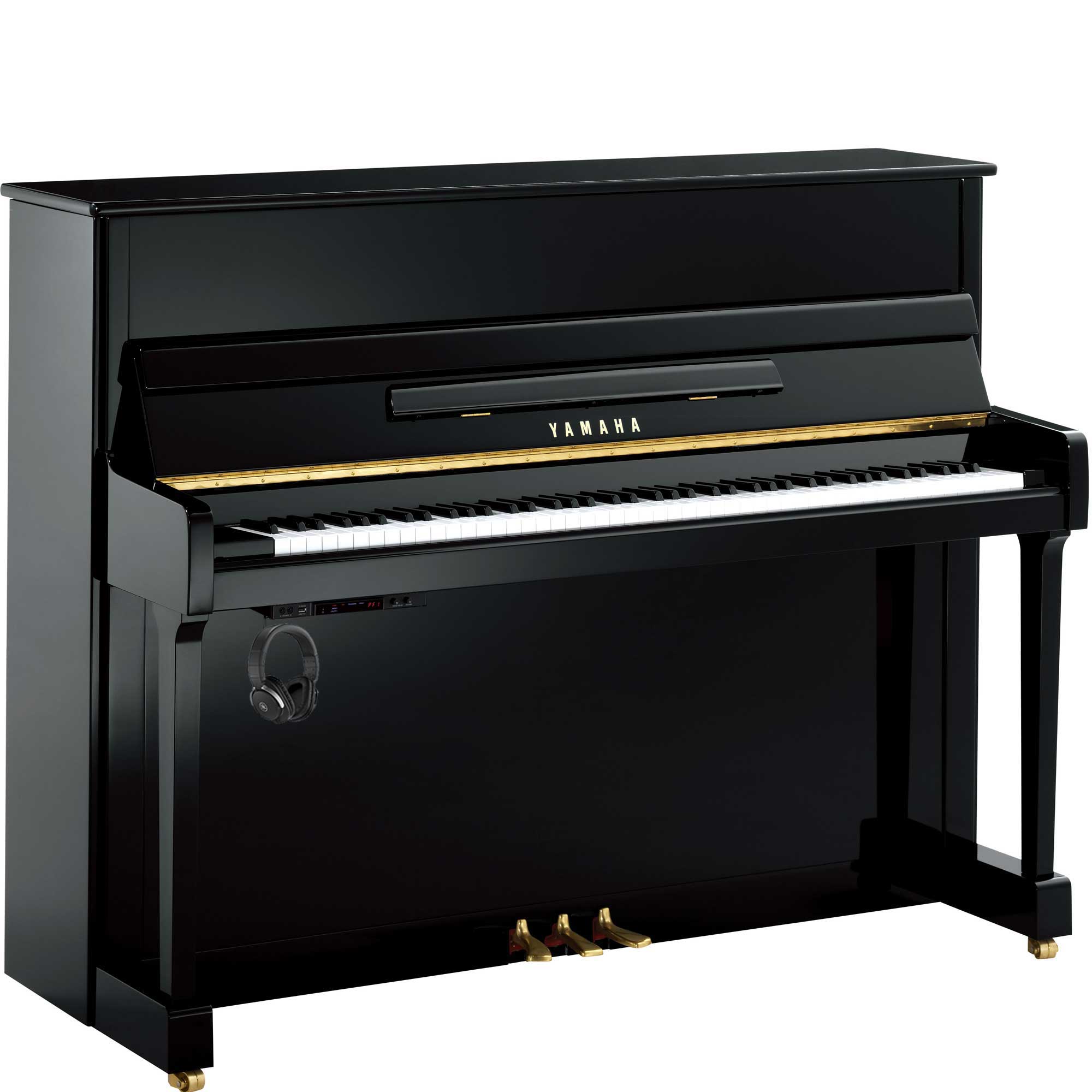 Silent Klavier Yamaha P116 SH3 PE Schwarz Hochglanz