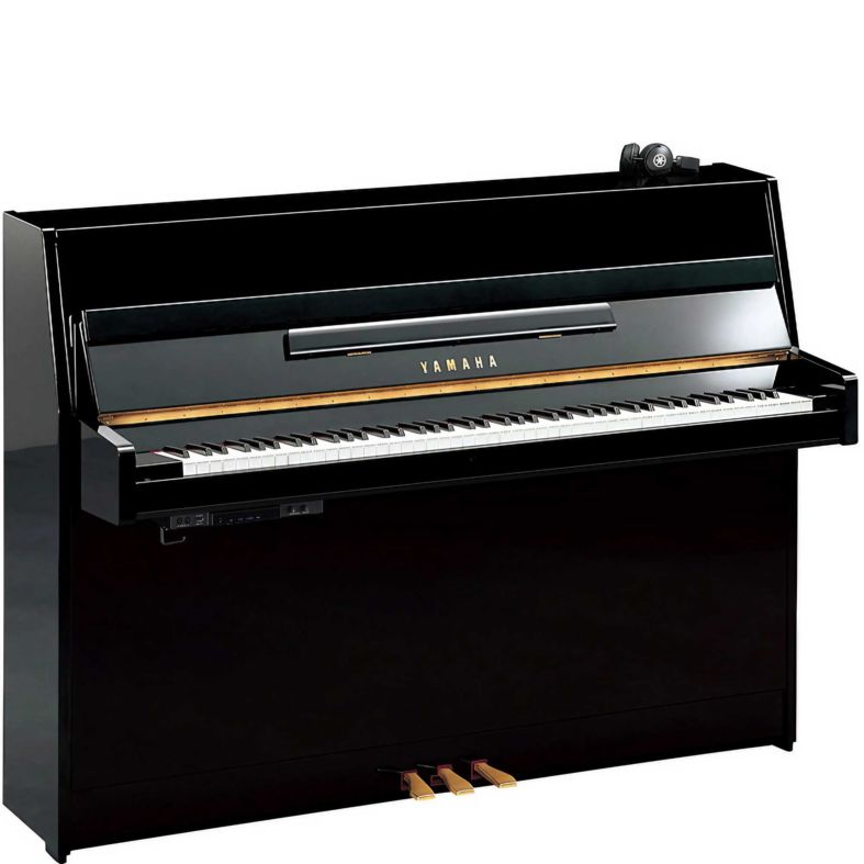 Silent Klavier Yamaha b1 SC3 PE Schwarz