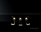 Ansicht goldene Pedale Yamaha b2 piano