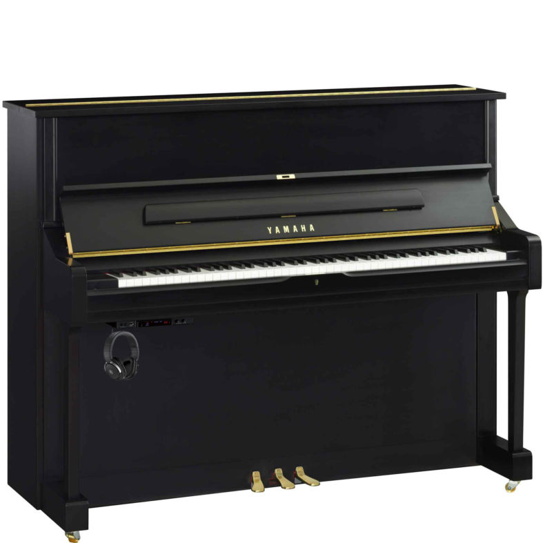 Silent Klavier Yamaha U1 TA3 PE Schwarz Hochglanz