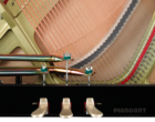 Yamaha U1 Ansicht der Klavier Pedale
