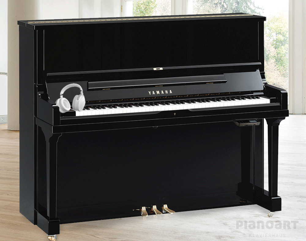 Yamaha U1 Silent Gebraucht Klavier Schwarz