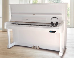 YAMAHA U1 SILENT Weiß Gebraucht