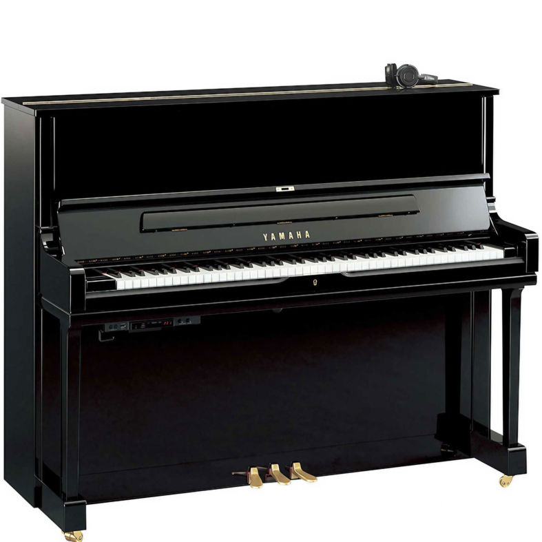 Silent Klavier Yamaha YUS1 TA3 PE Schwarz Hochglanz