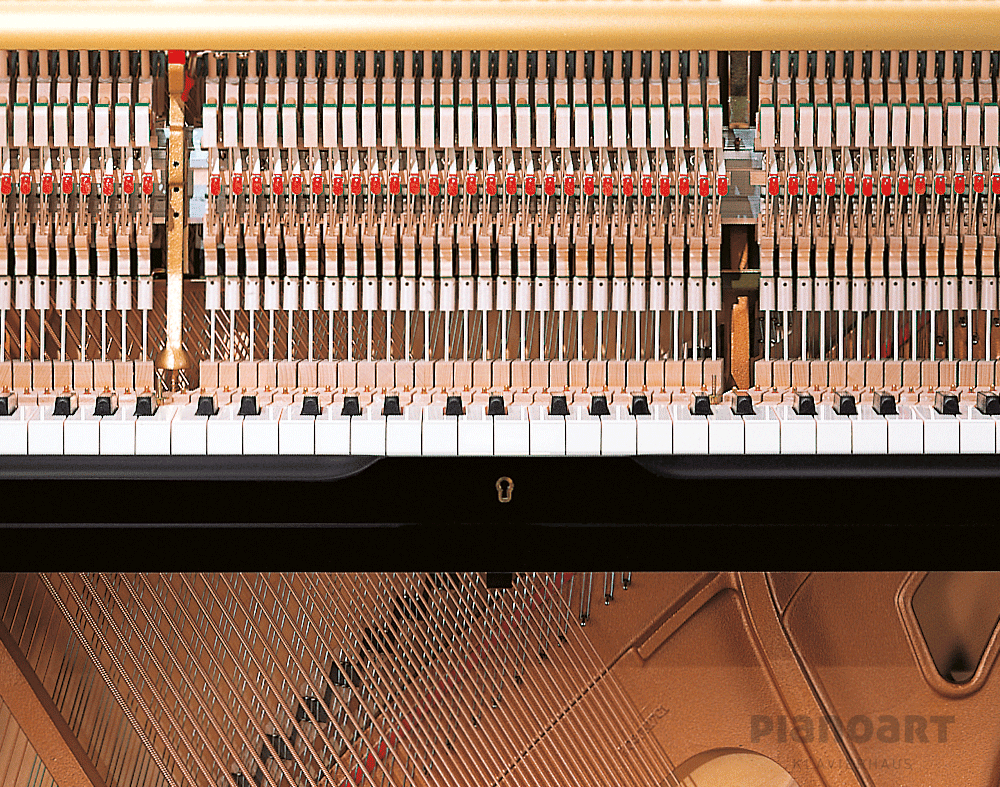 Yamaha SU7 Klavier Ansicht Tasten und Mechanik