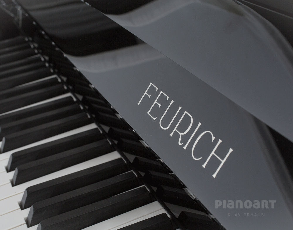 Feurich Concert Mod. 133 Schwarz Chrom Detailbild