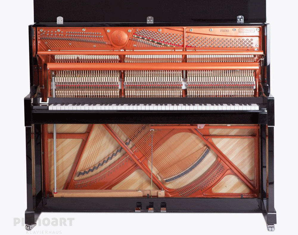 Feurich Design Klavier Mod. 125 Ansicht akustische Anlage