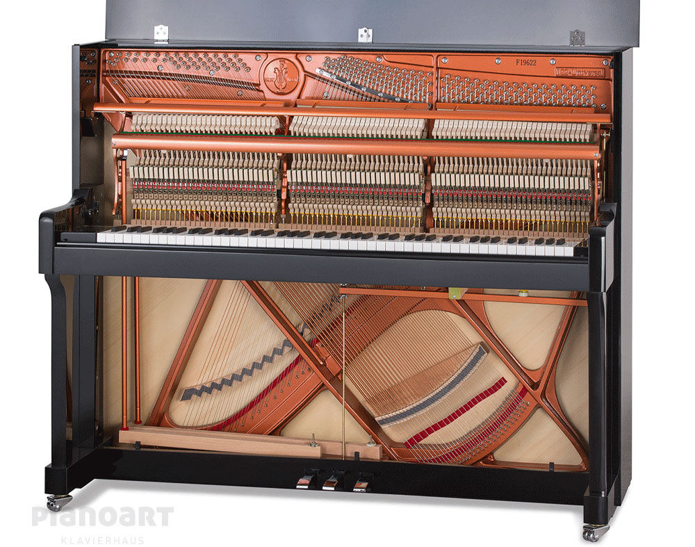 Feurich Universal Mod. 122 Klavier Gussplatte und Saiten