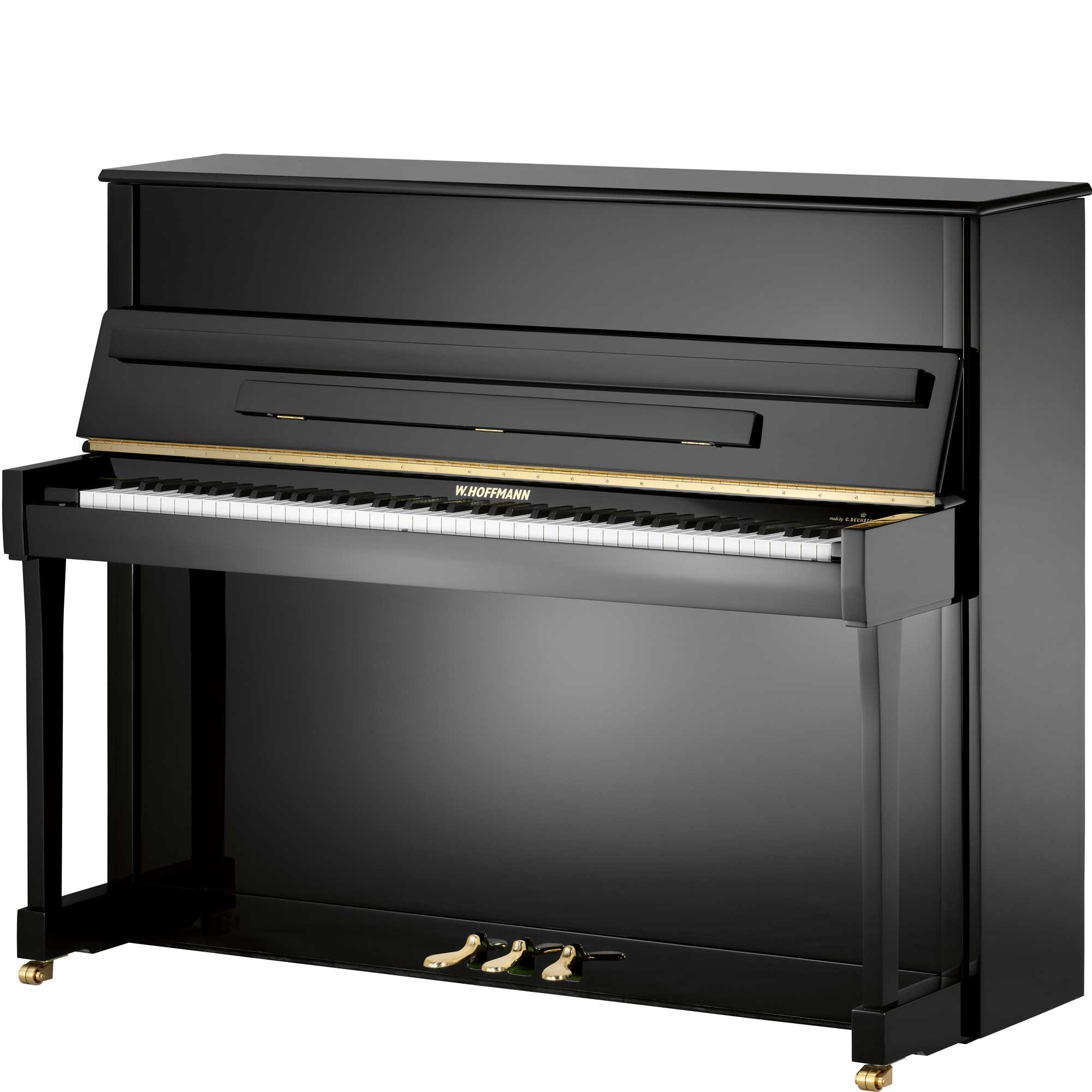 Klavier W-Hoffmann Tradition T122 Schwarz