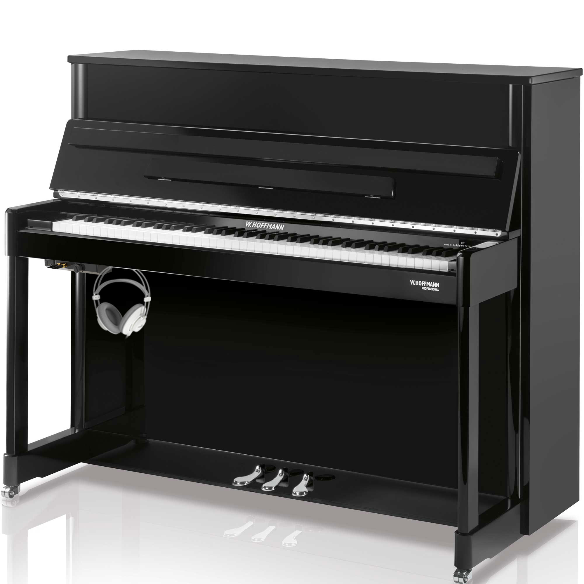 Silent Klavier W-Hoffmann Professional P114 Schwarz