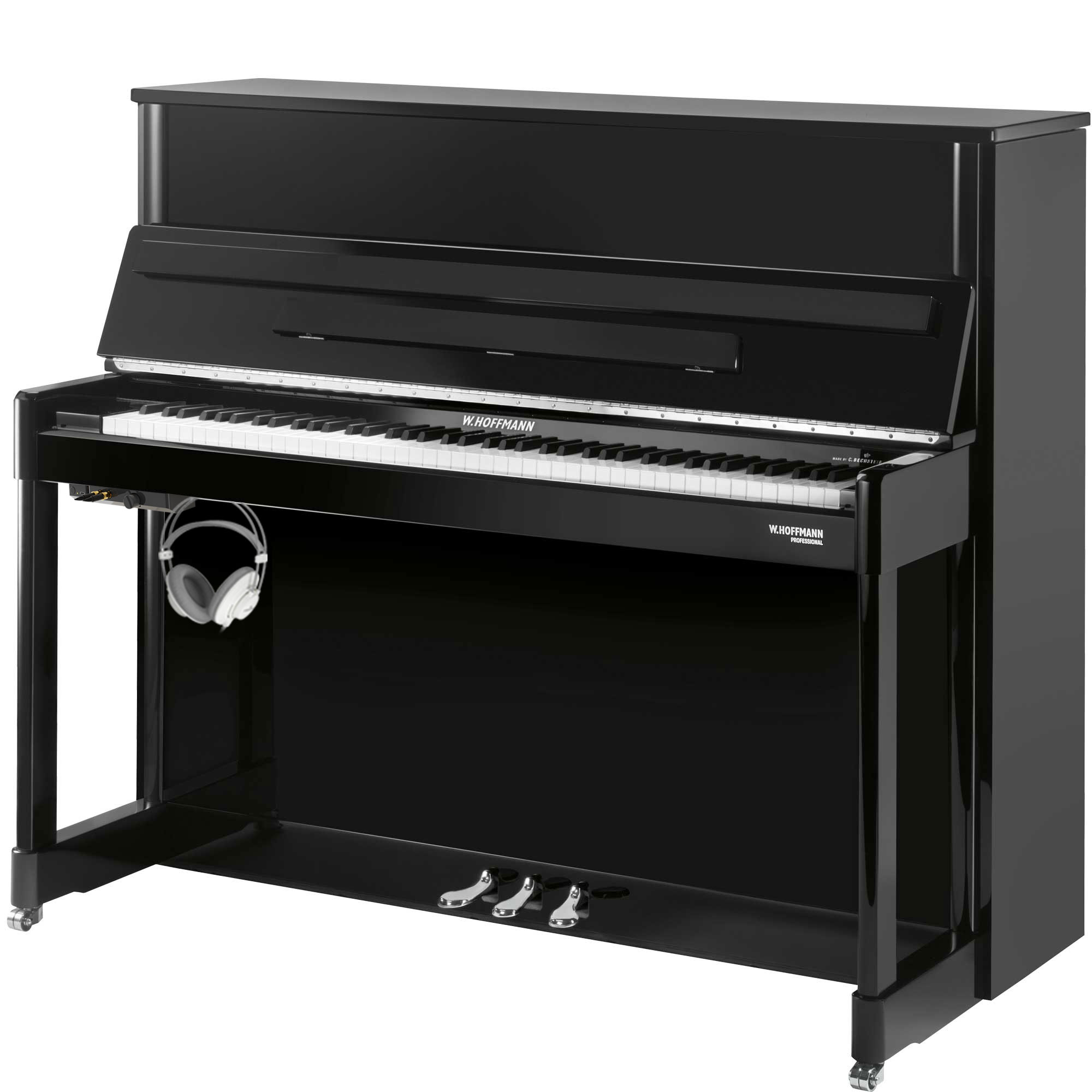 Silent Klavier W-Hoffmann Professional P120 Schwarz
