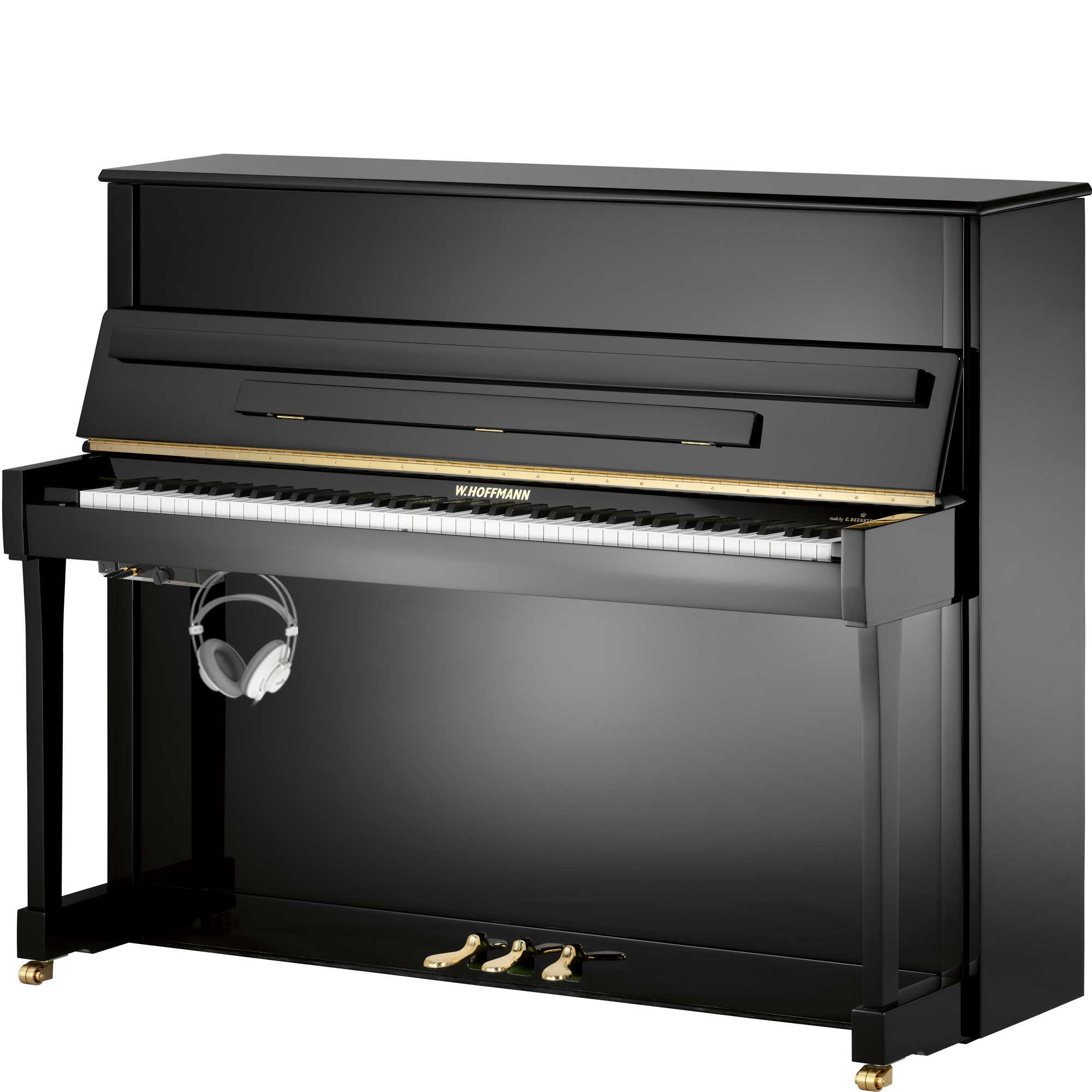 Silent Klavier W-Hoffmann Tradition T122 Schwarz