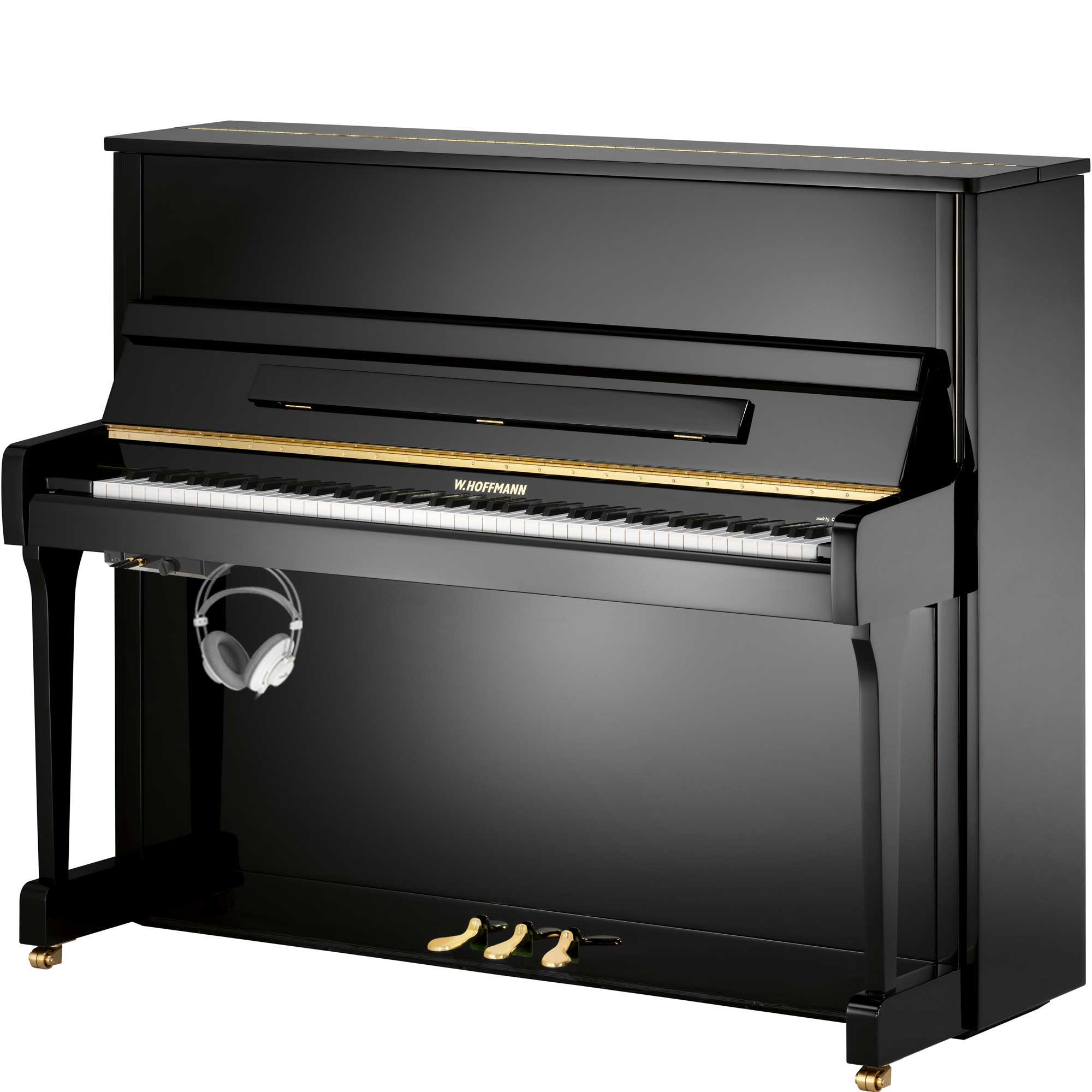 Silent Klavier W-Hoffmann V120 Schwarz