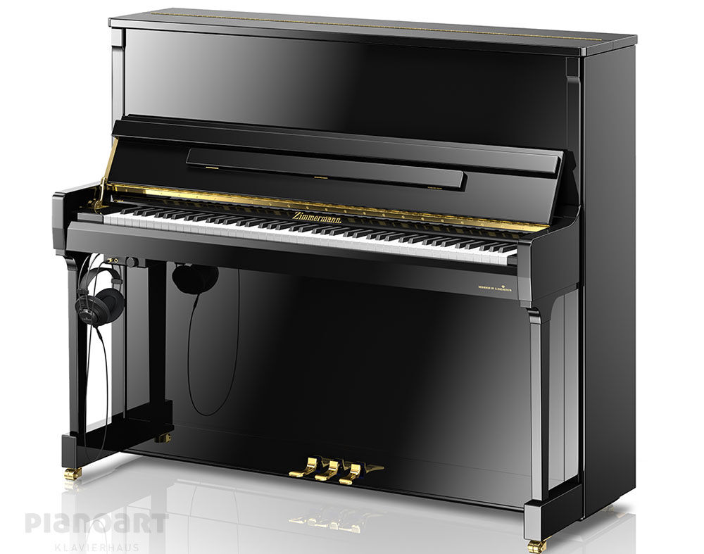 Silent-Klavier Zimmermann Vario S6 in Schwarz