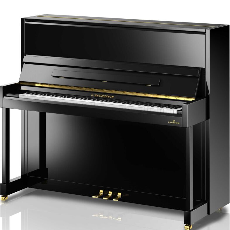 Klavier C. Bechstein A6 Academy in Schwarz Hochglanz