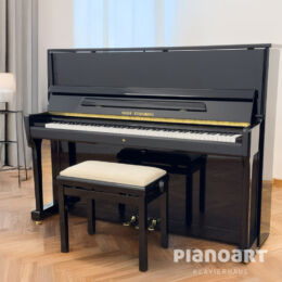 Wilh. Steinberg P 118 Klavier in Schwarz Hochglanz