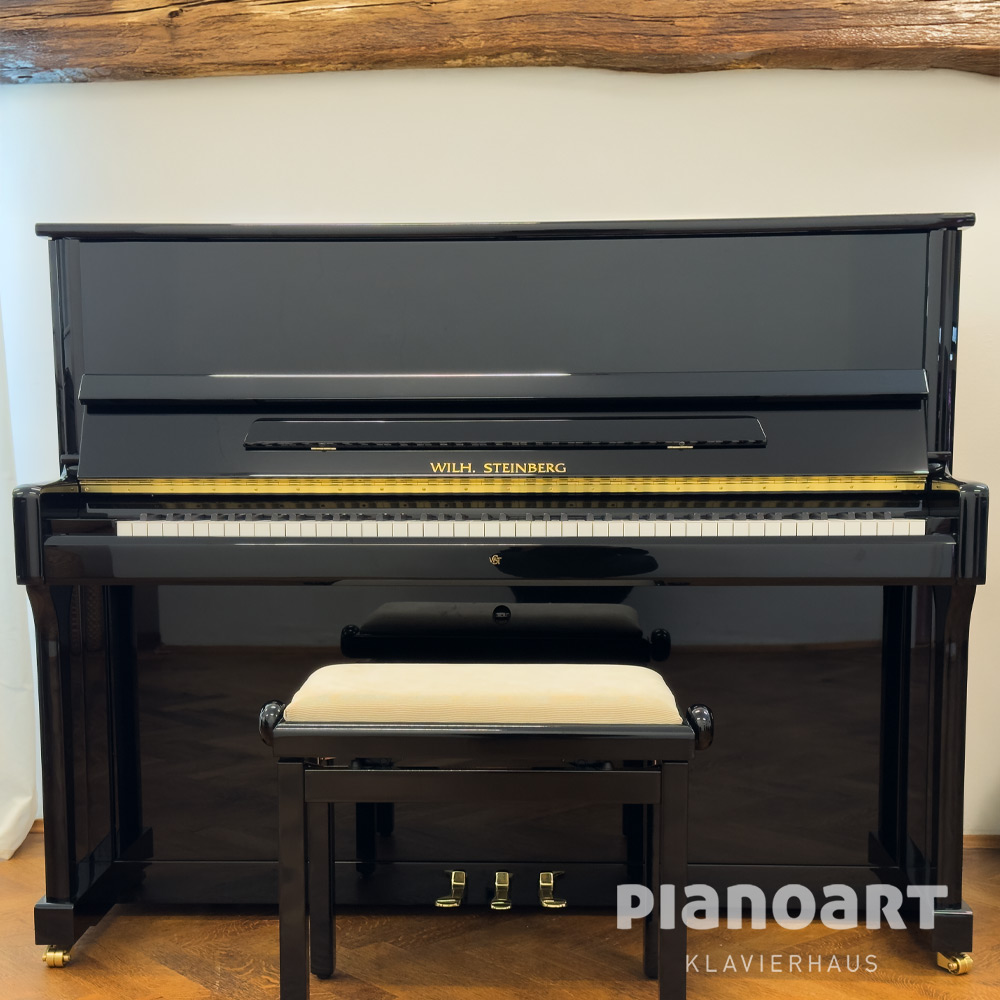 Wilh. Steinberg P 118 Klavier mit Bank