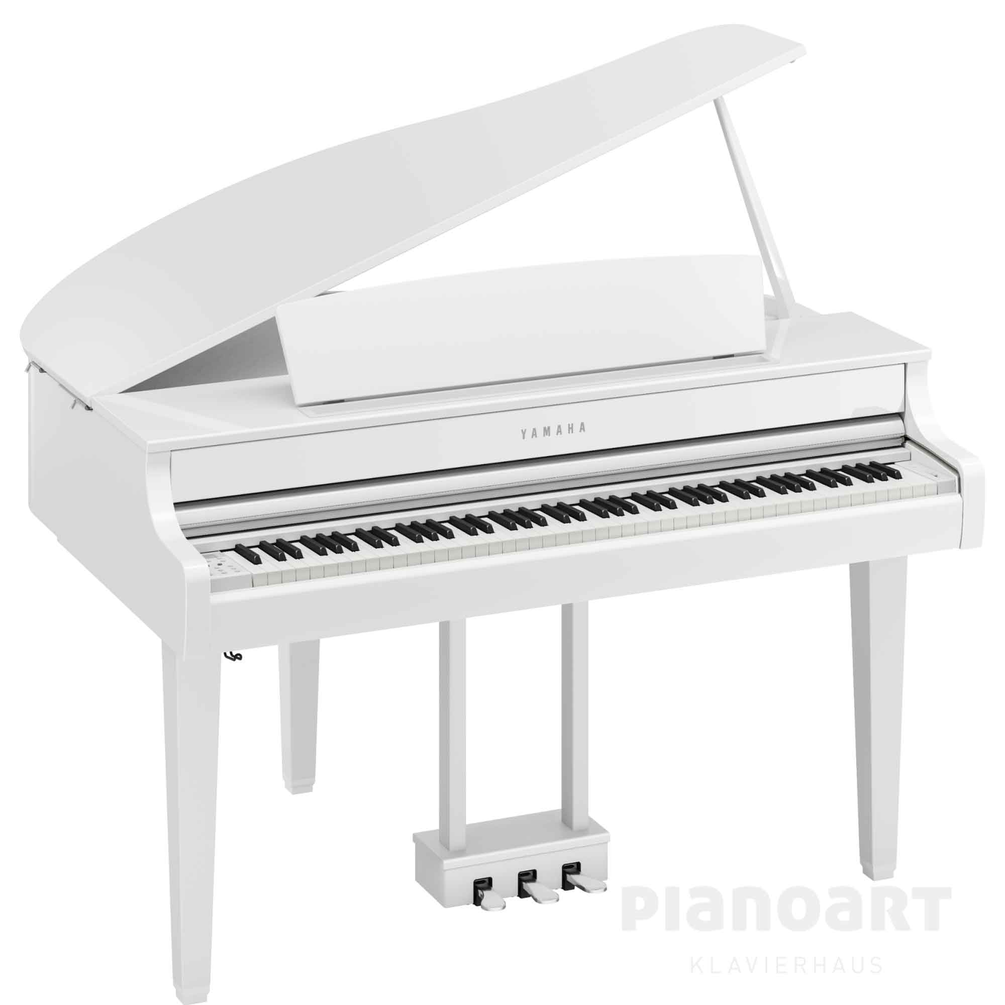 Yamaha clavinova CLP 865 GP PWH in Weiß Hochglanz