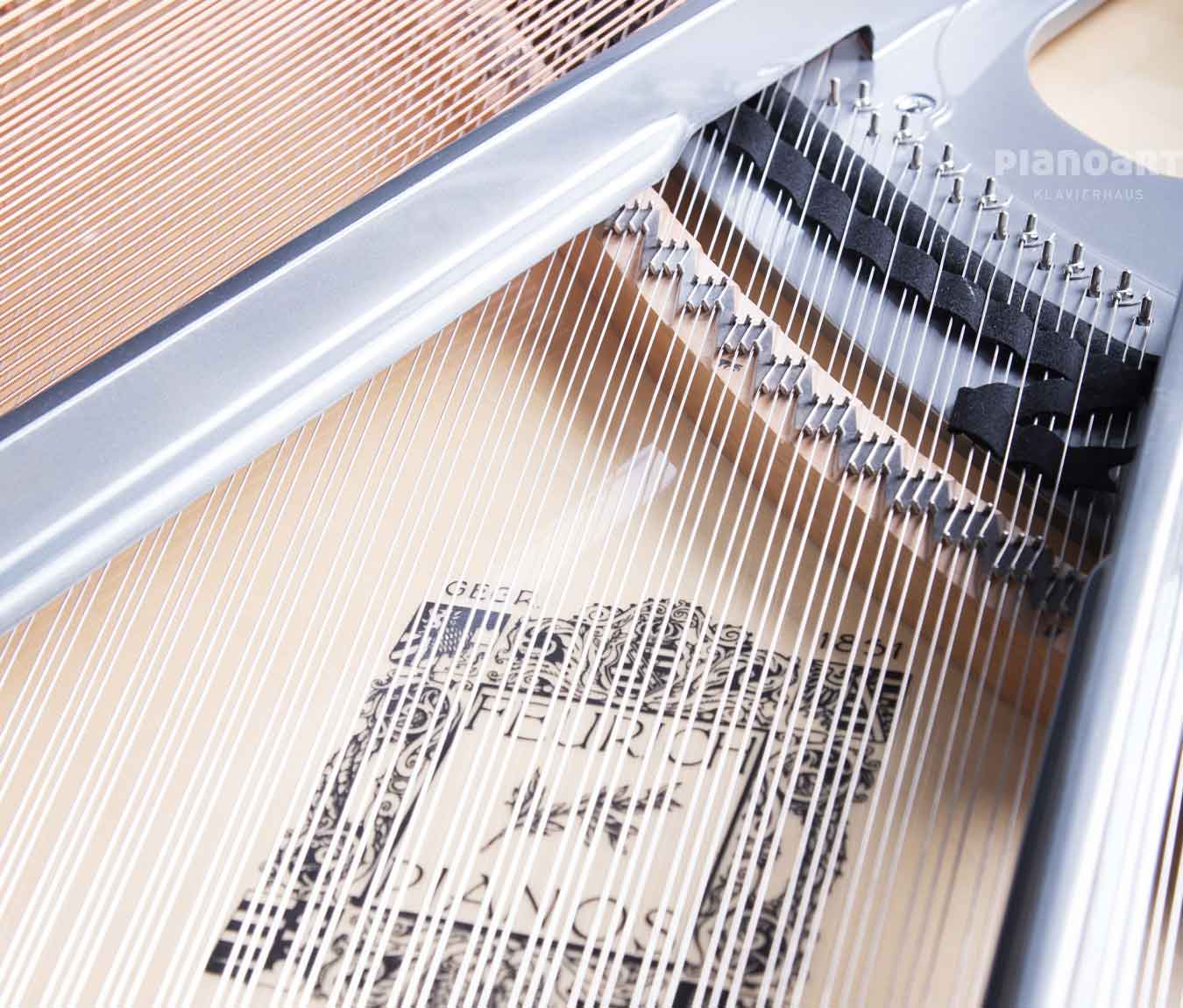 Feurich 162 Dynamic I Fluegel Daempfung Saiten