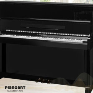 G. Steinberg Klavier UP-133 in Schwarz Hochglanz