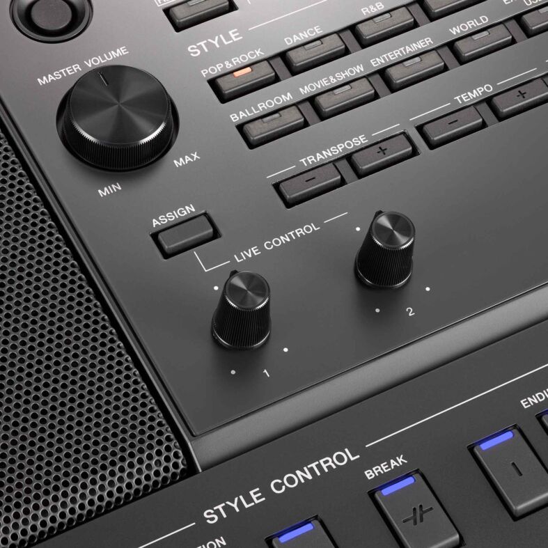 Yamaha Portable Keyboard PSR SX-700 Bedienerfeld