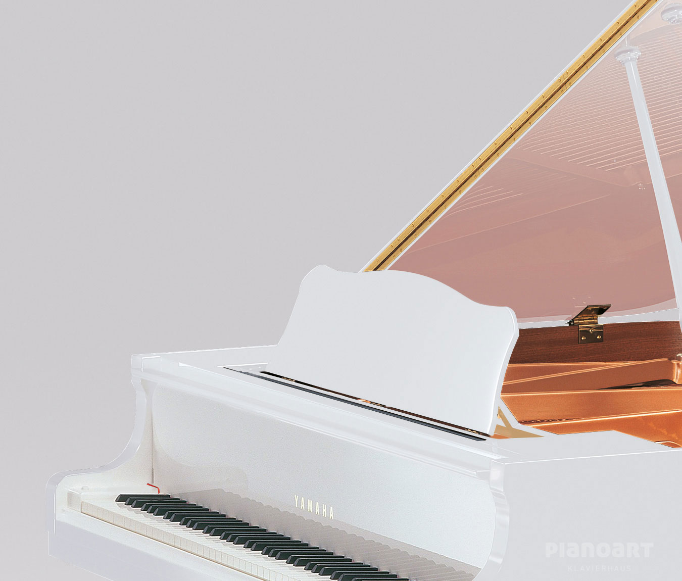 Notenpult Weiß Yamaha GB1 Flügel