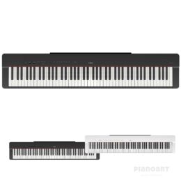 E-Pianoa Yamaha P-225 Schwarz und Weiß