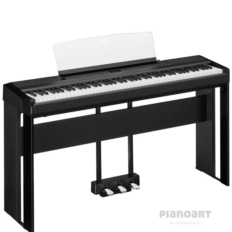 Yamaha P-525 Set mit 515 Stand und Pedal in Schwarz