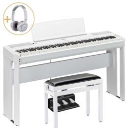 yamaha p-525 all in one Set in Weiß