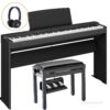 Yamaha Digitalpiano P 225 Schwarz mit All-in-One Set