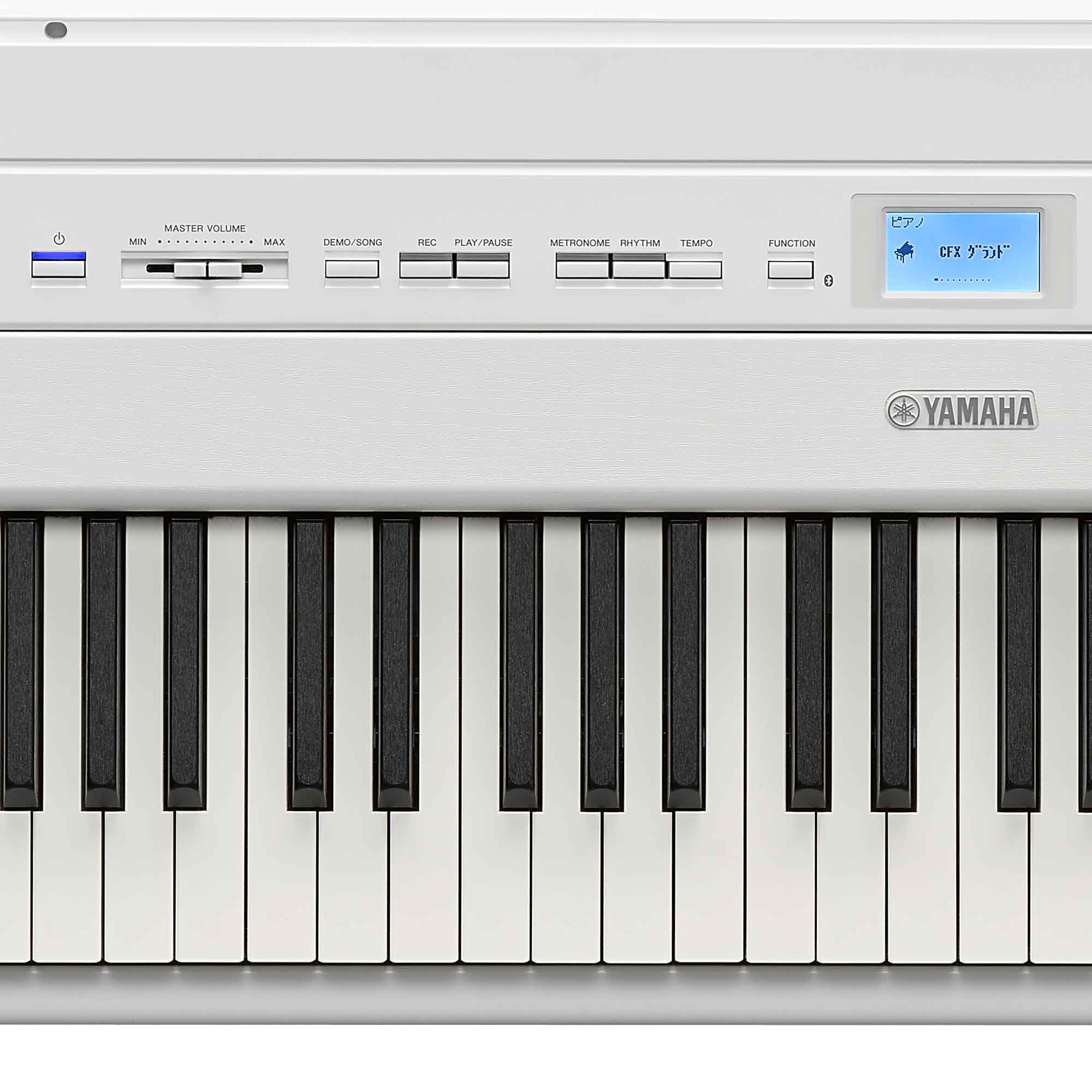 Yamaha P-525 Weißes E-Piano Ansicht Bedienermodul