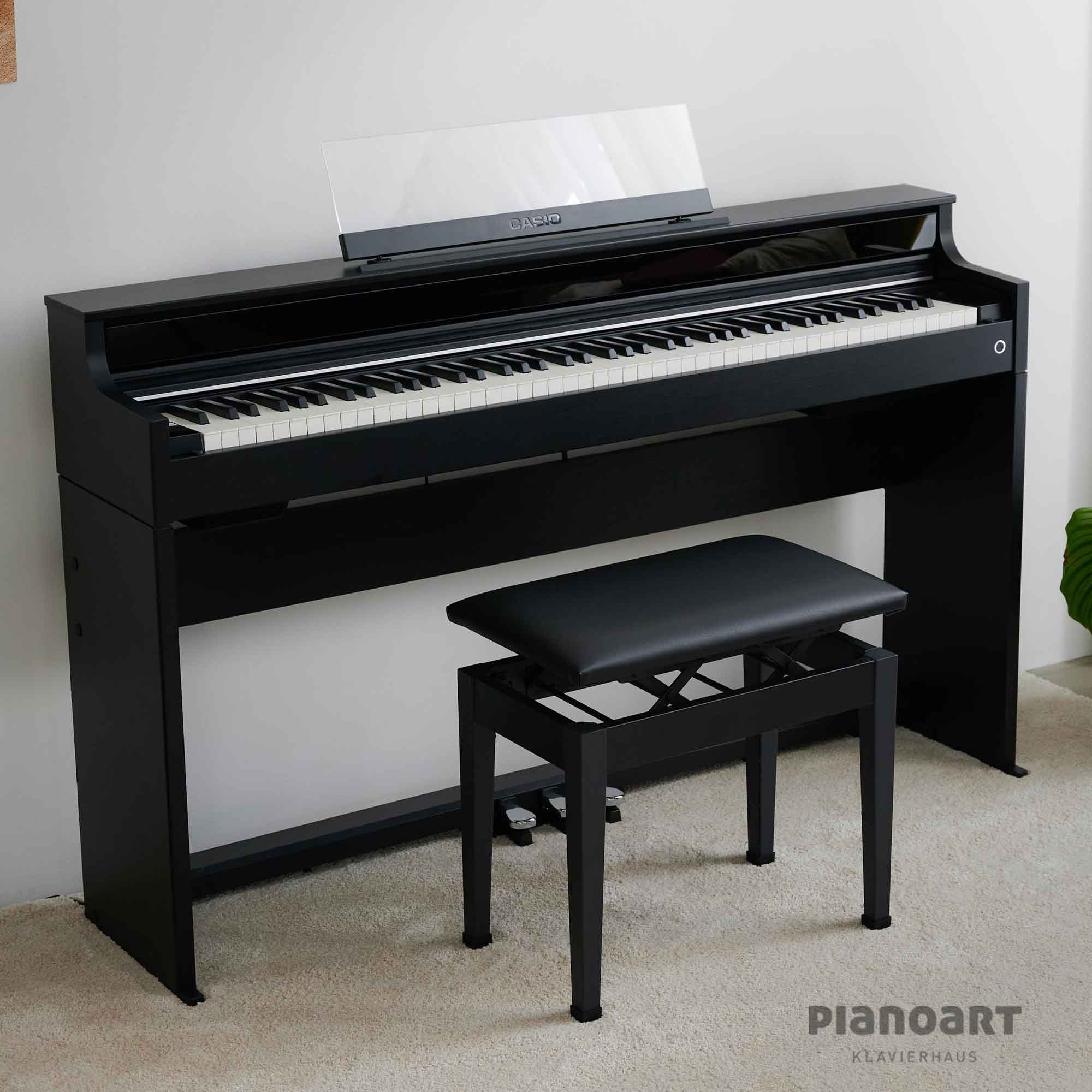 Digitalpiano Casio S-450 BK Schwarz mit Klavierbank