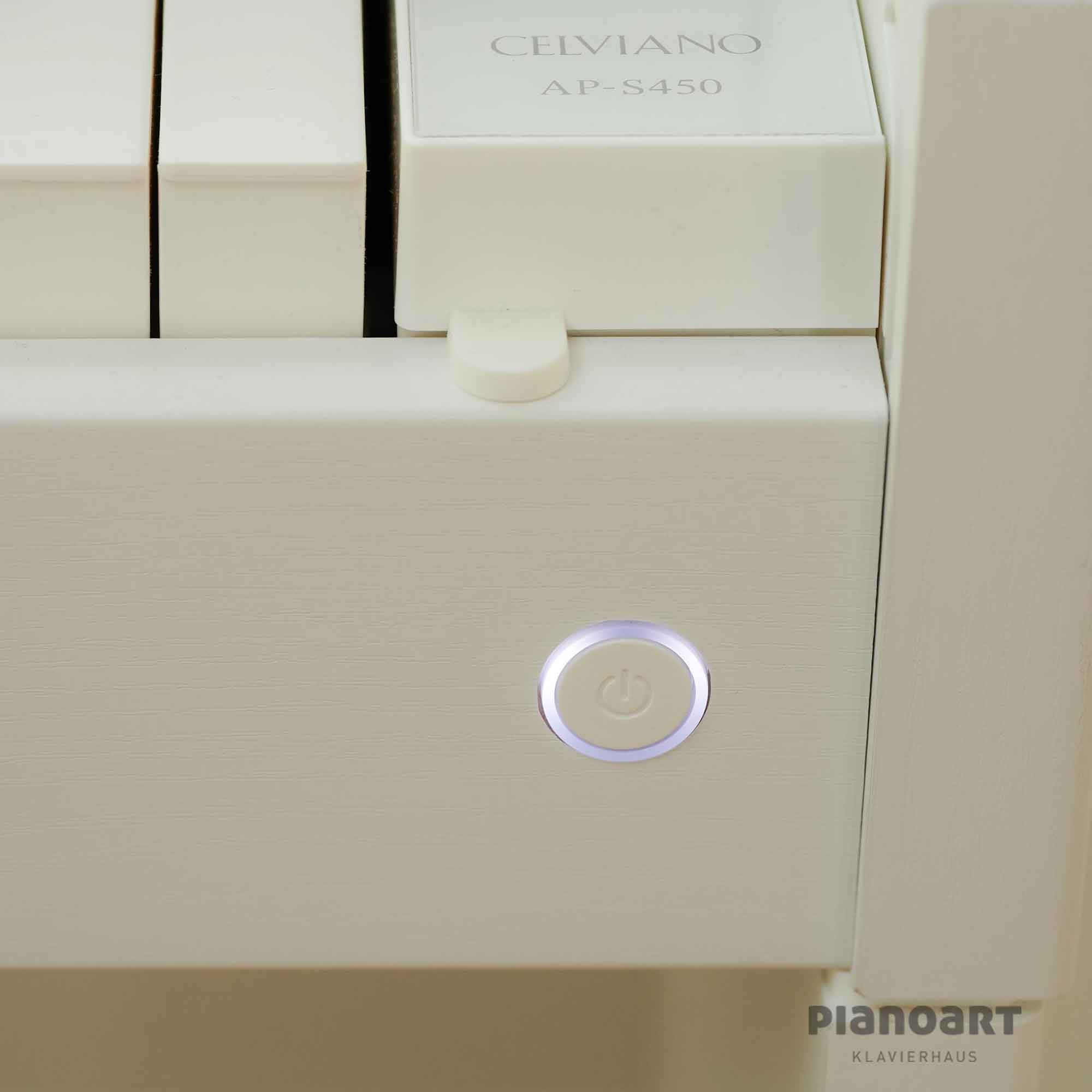 Digitalpiano Casio Celviano AP-S-450 WE ein aus Schalter
