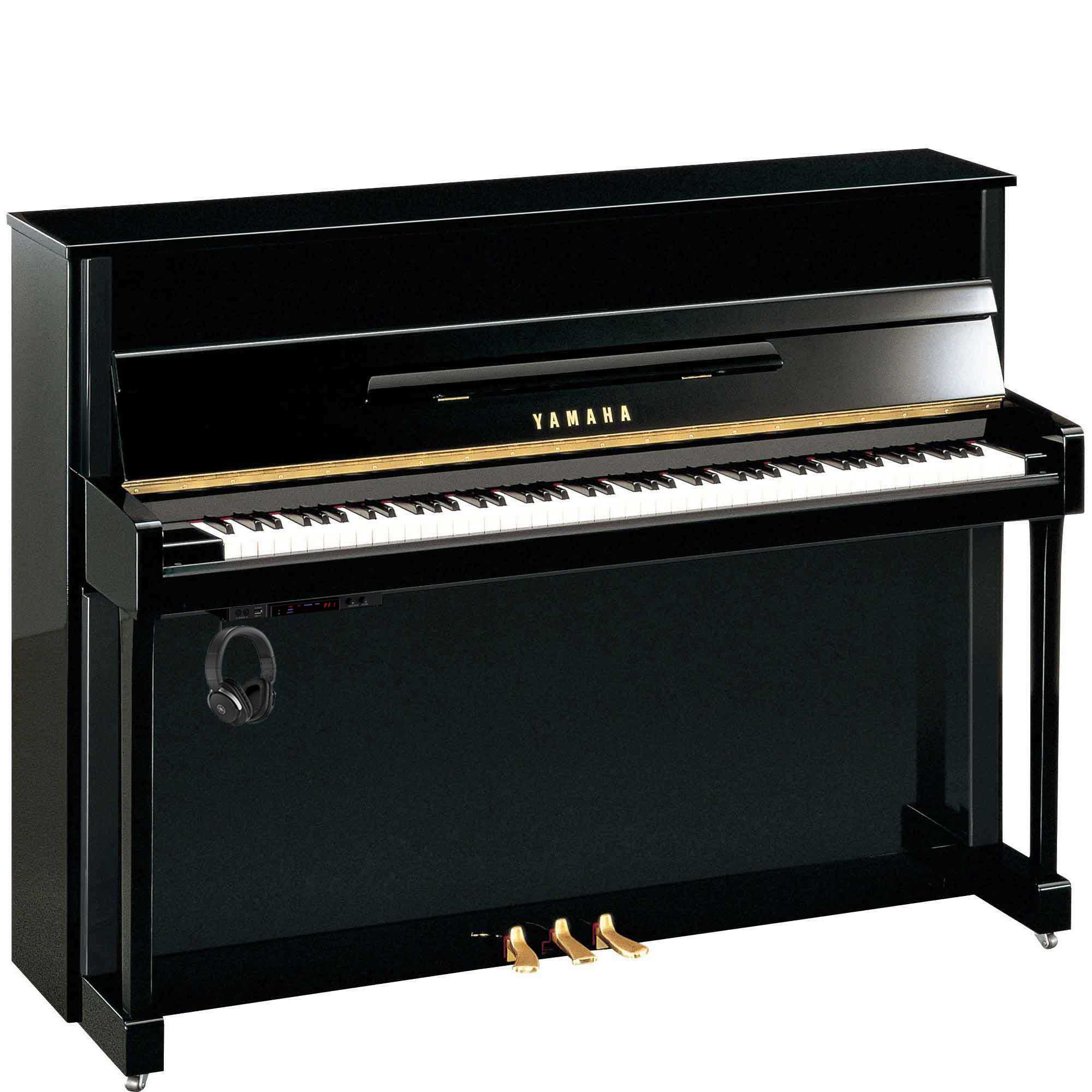 Yamaha B2 SC3 PE Silent Klavier in Schwarz Hochglanz