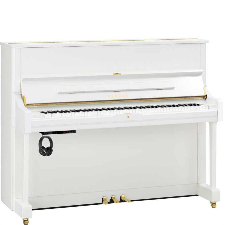 Yamaha U1 TA3 PWH in Weiß Hochglanz