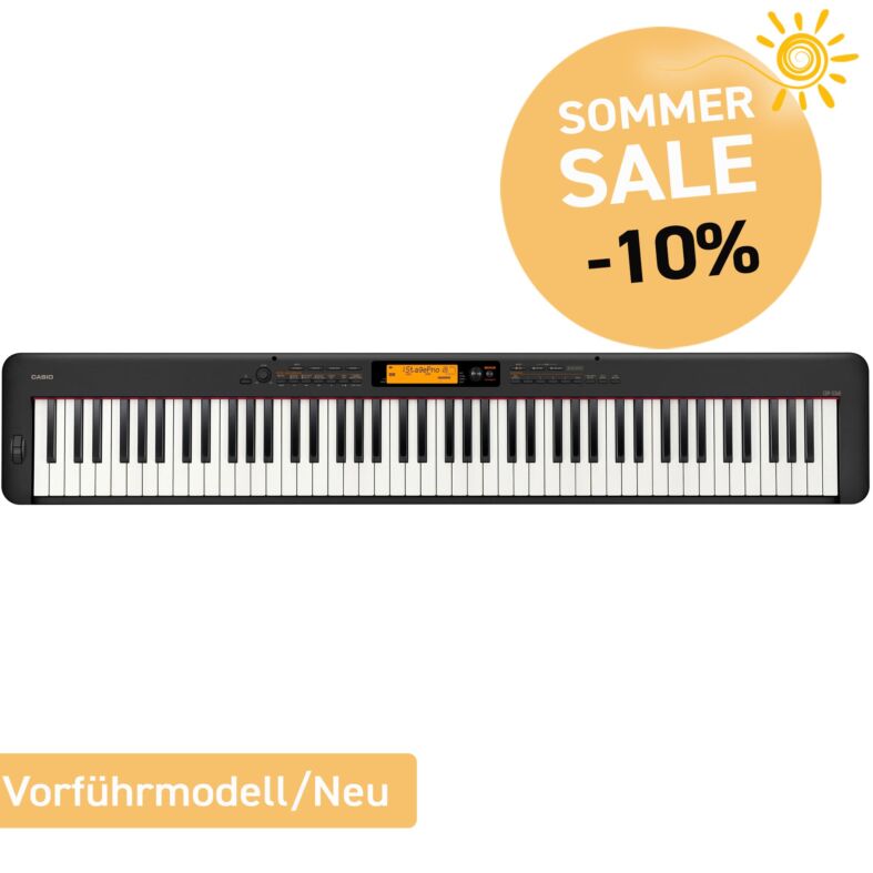 Casio CDP S 360 Compact Piano in Schwarz
