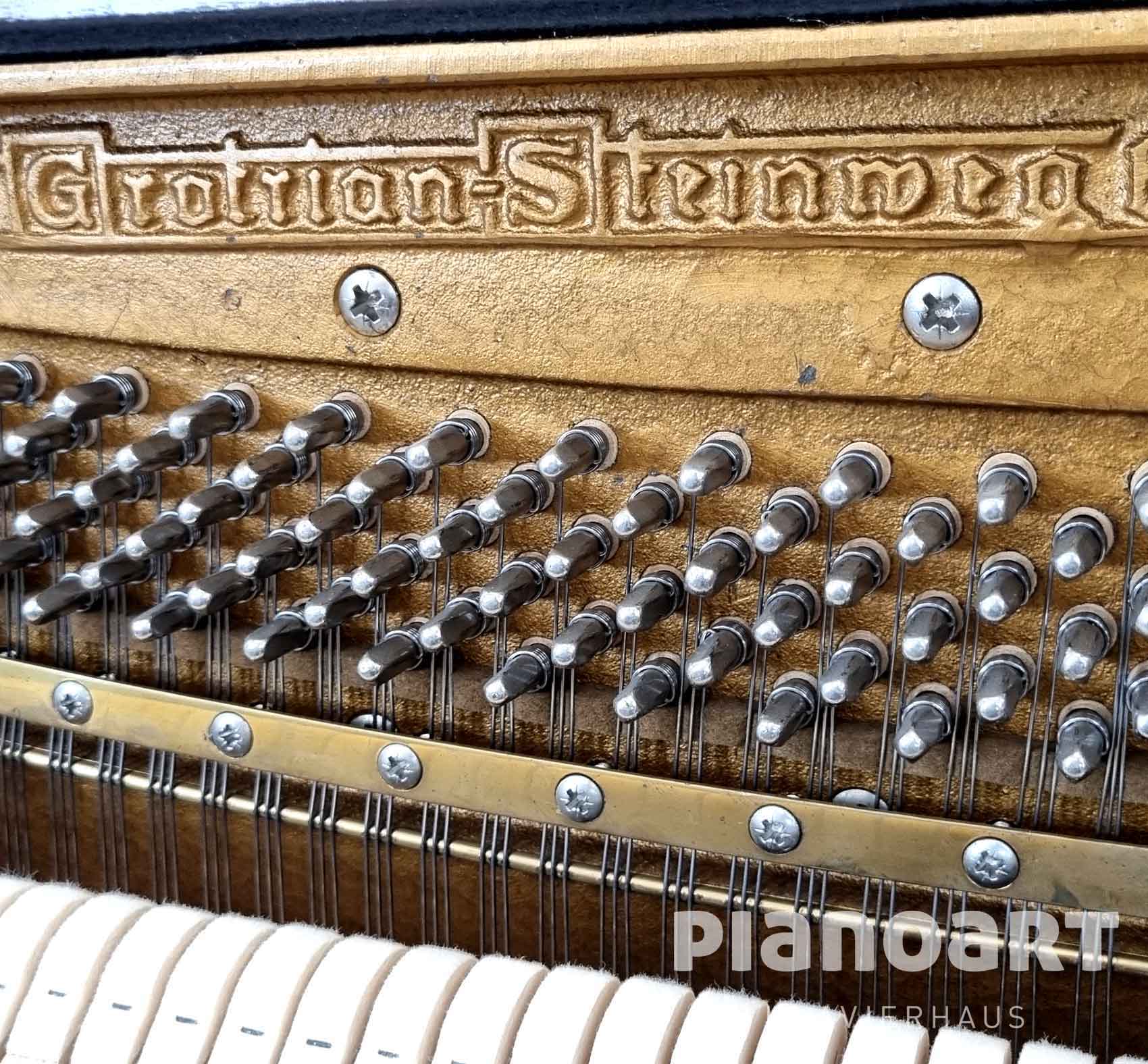 Klavier gebraucht Grotrian Steinweg Ansicht Mechanik
