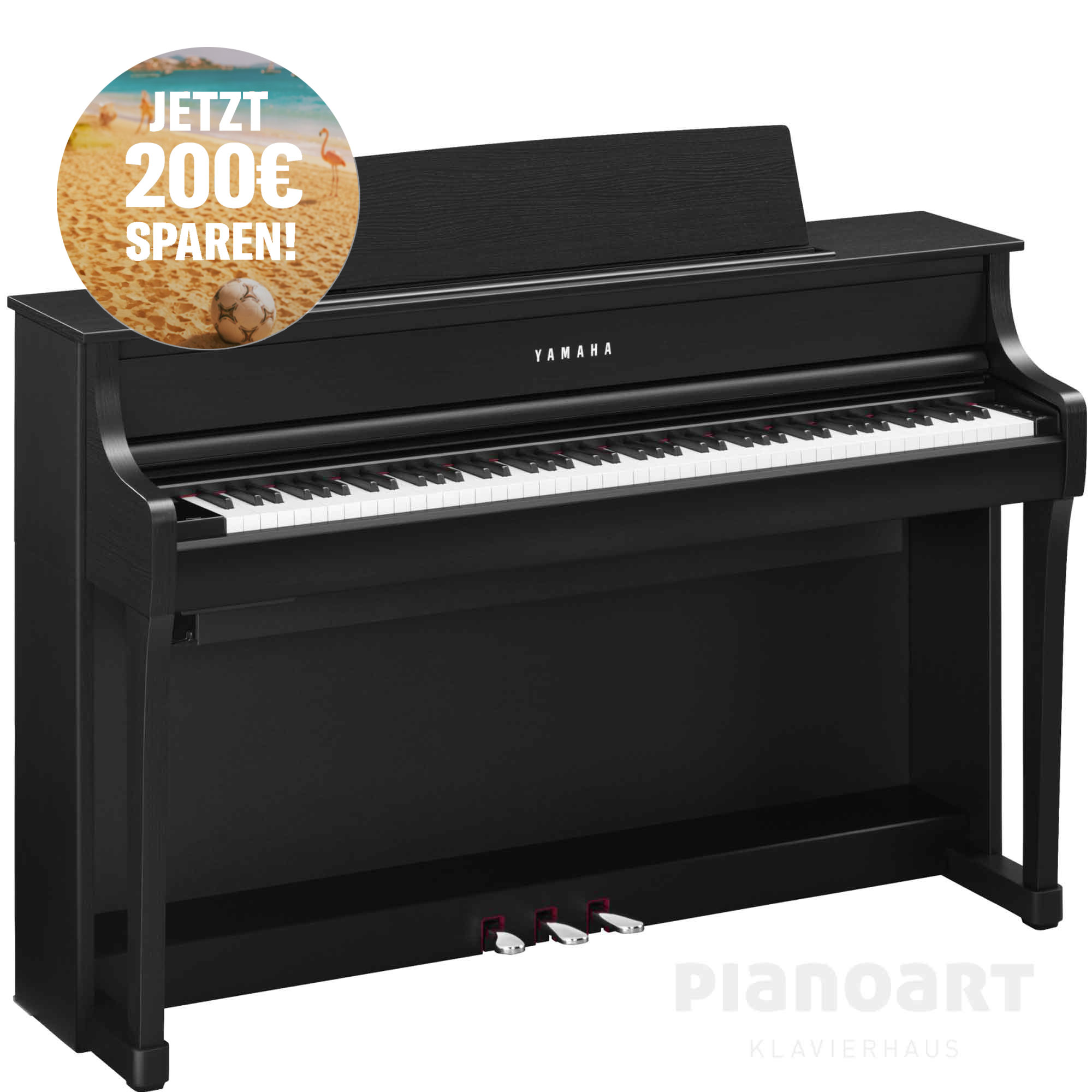 Yamaha Clavinova CLP 875 B in Schwarz matt