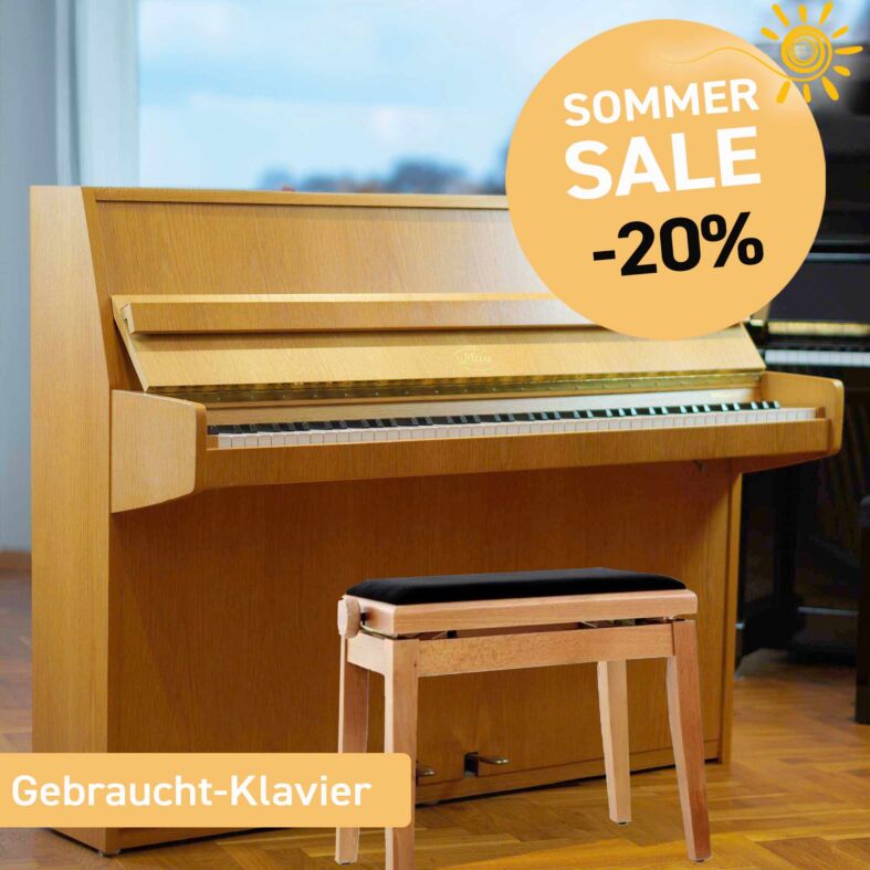 May Berlin Modell 105 Klavier Gebraucht Braun