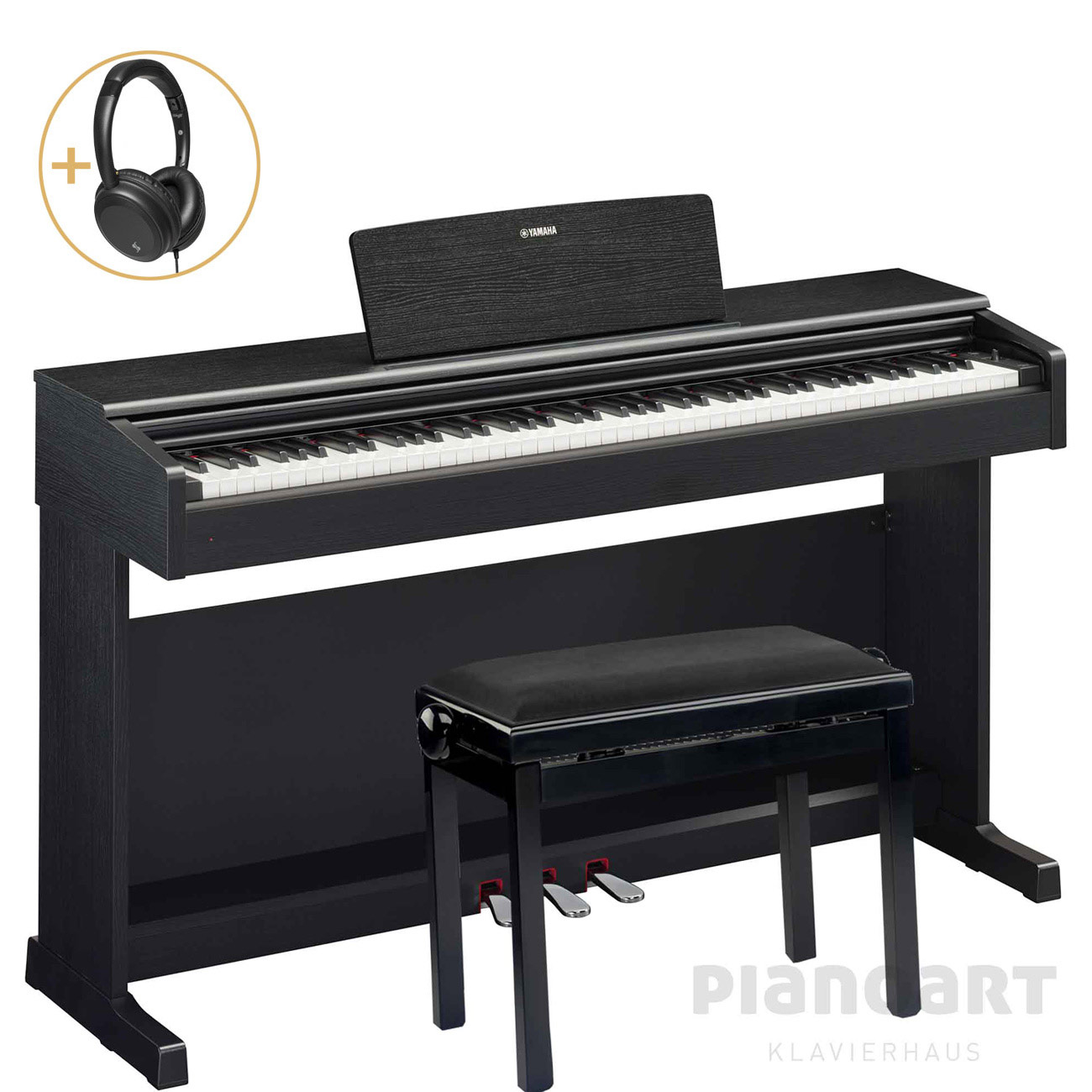 Yamaha Arius YDP 145-B Home-Set in Schwarz