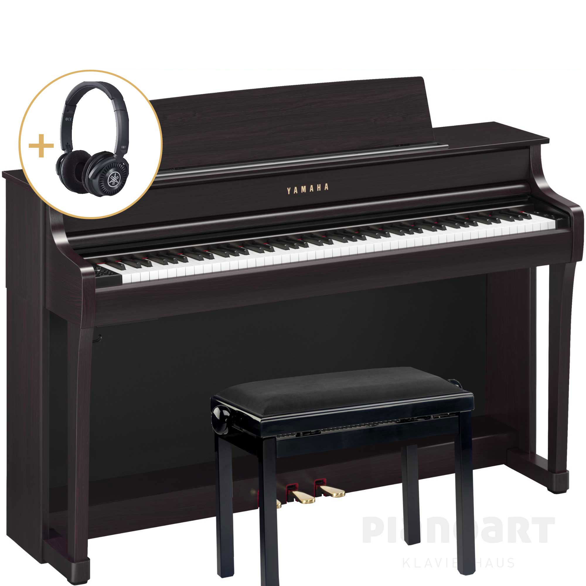 Yamaha Clavinova CLP 845 R Home-Set in Rosewood