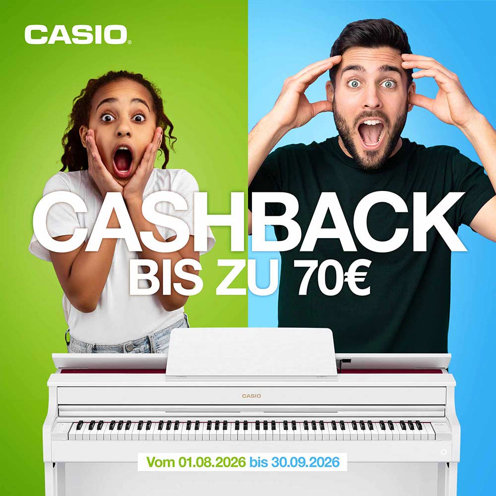 Casio Digitalpiano Cashback Aktion mit People