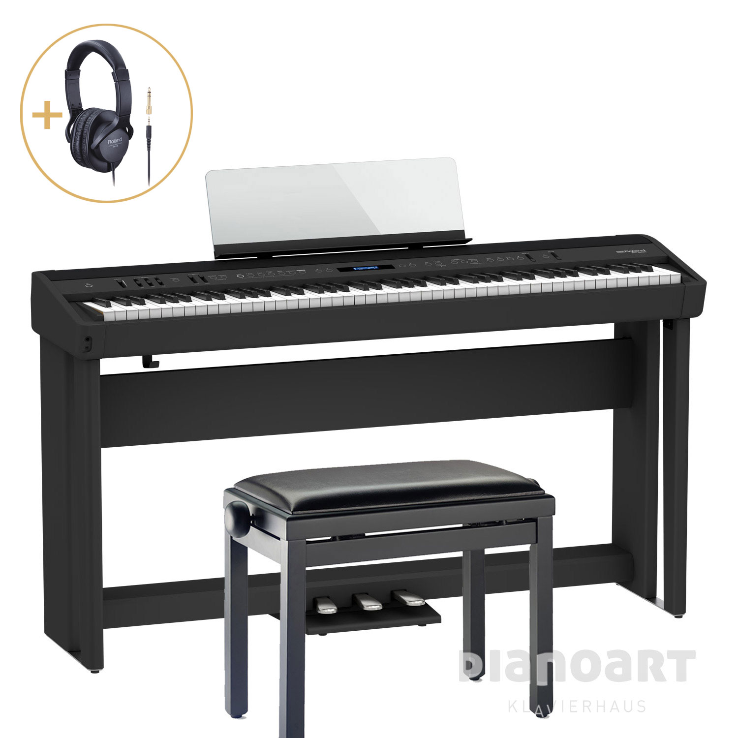 Roland FP-90X BK All in One Set in Schwarz