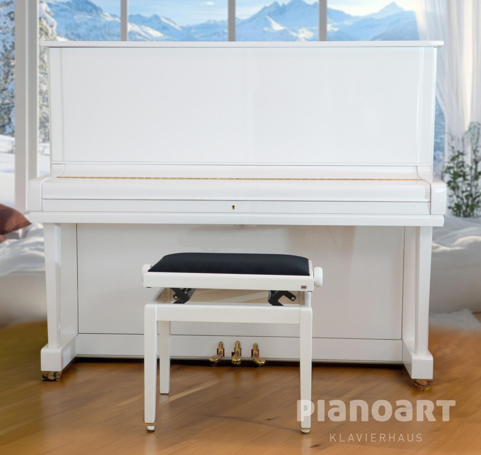 gebraucht-klavier-yamaha-u3-weiss-frontal-geschlossen