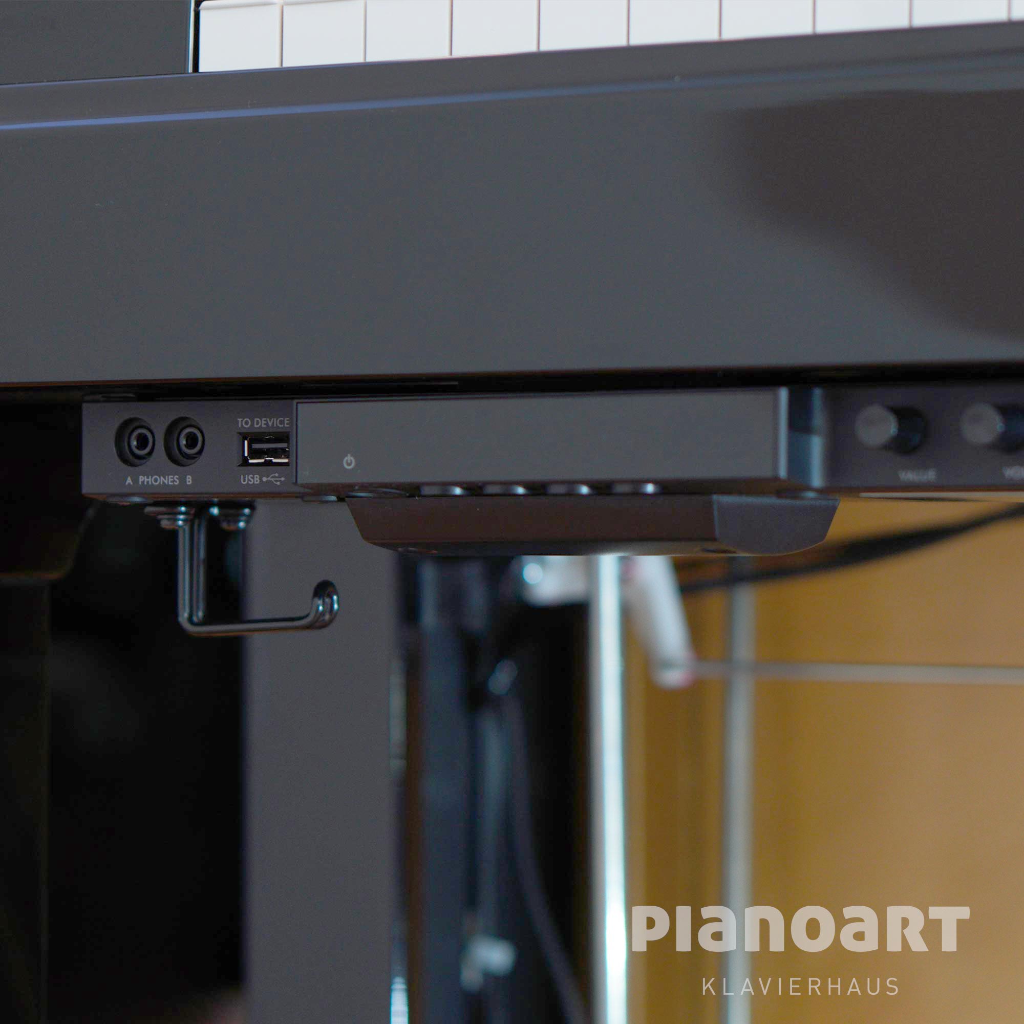 Ansicht Silentsystem des Yamaha P121 Gebrauchtklaviers