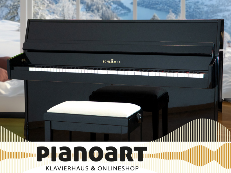 Gebrauchtes Klavier Schimmel Schwarz