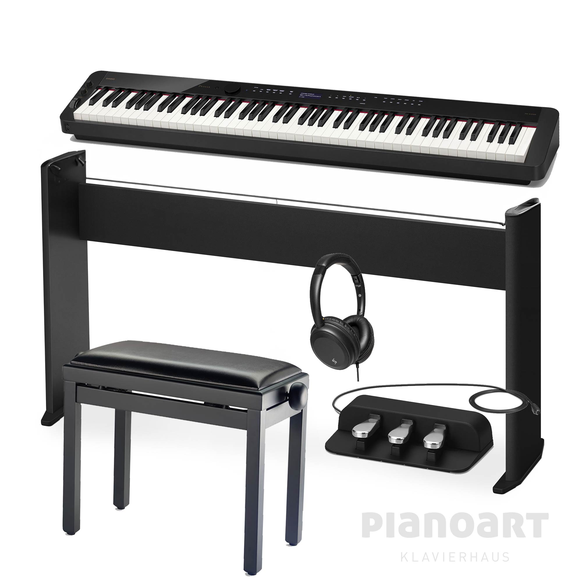 Casio Privia PX-S3100 BK All-in-one-Set Schwarz