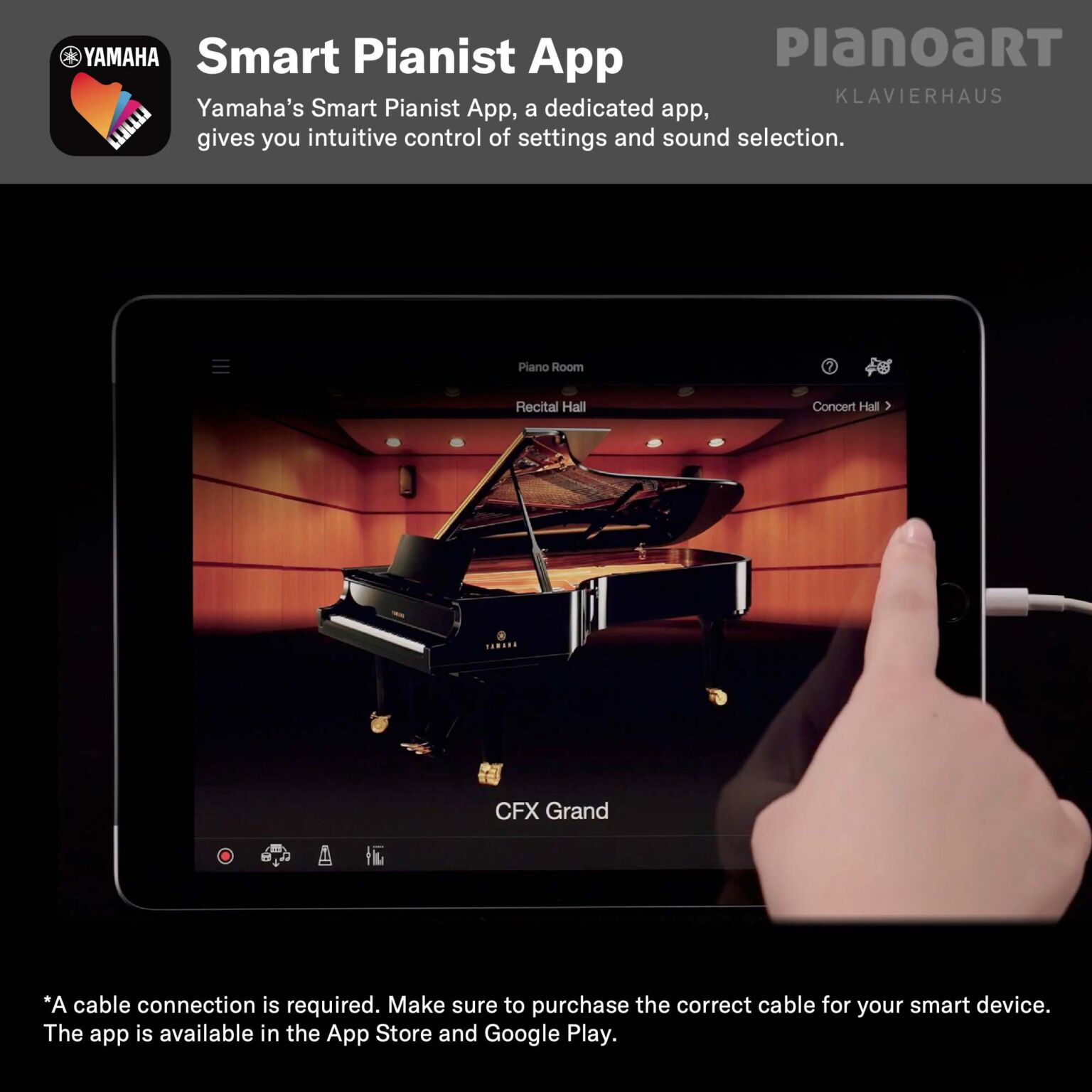 app-smart-pianist-yamaha-arius-ydp-145-e-piano
