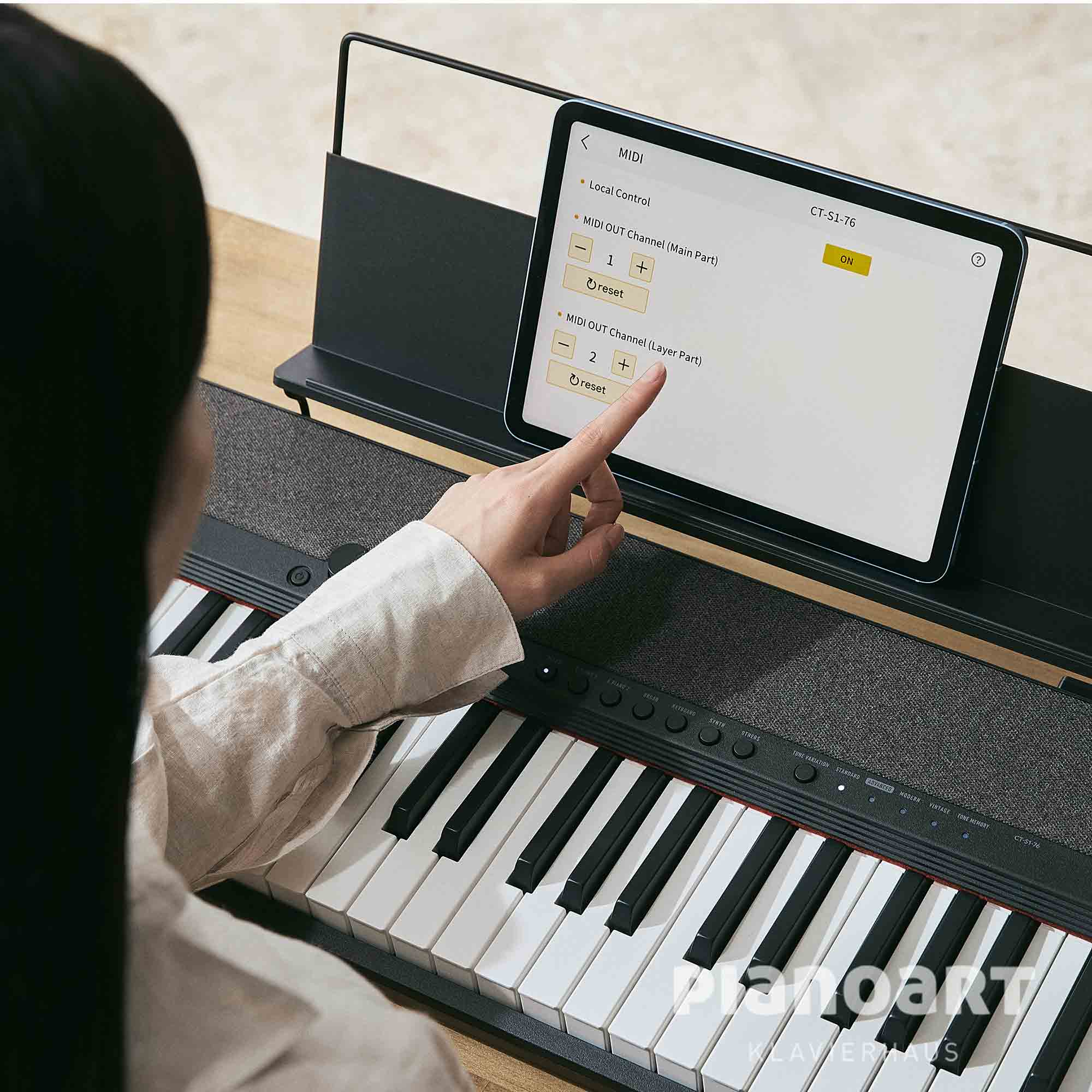 Keyboard Casio Casiotone CT-S1 76BK